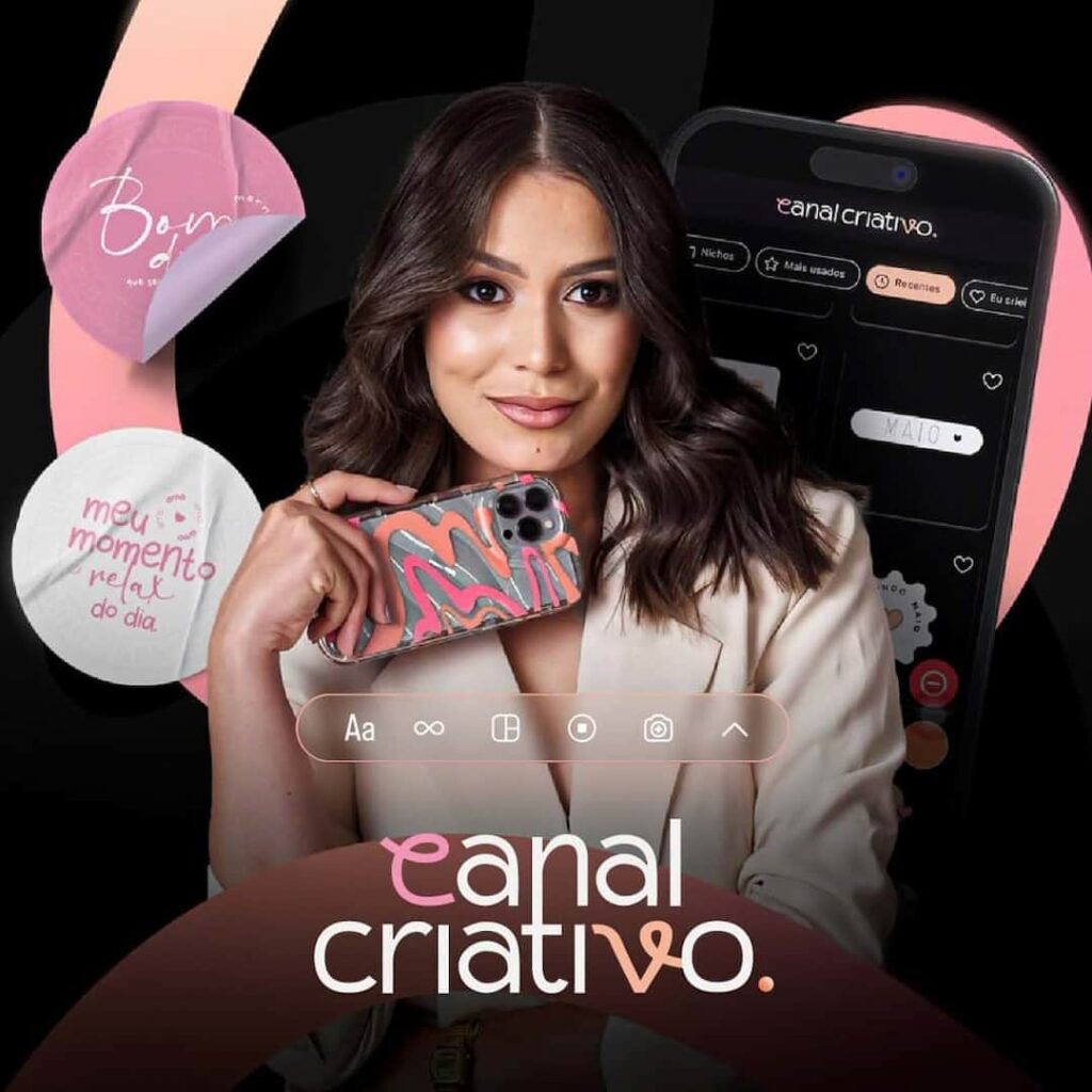 Canal Criativo App figurinhas para stories da Jakeline Santos é bom? vale a pena?