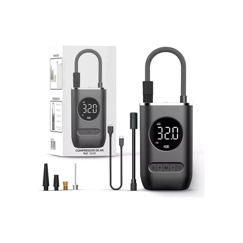 Achadinho na Shopee: Mini Compressor de Ar Portátil Xiaobang