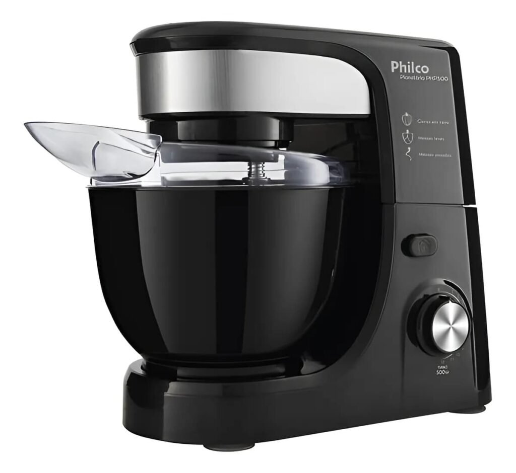 Batedeira Planetária Php500p Turbo 700w Preta Philco