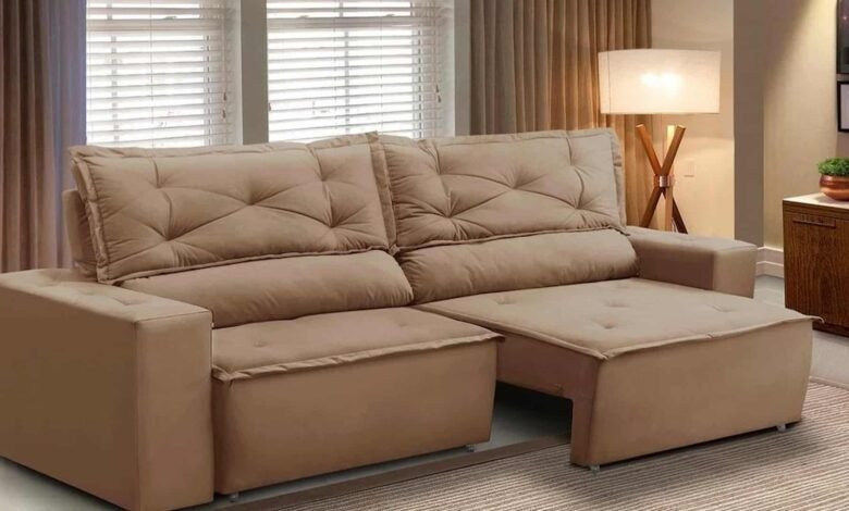 Sofá Retrátil e Reclinável: O achadinho que vai transformar sua sala